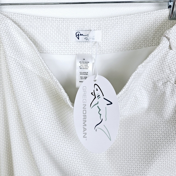 Greg Norman White & Gray Golf Skort NWT - Picture 1 of 10